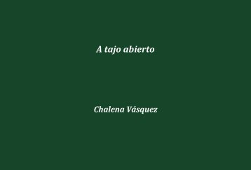 A tajo abierto - Chalena VÃ¡squez