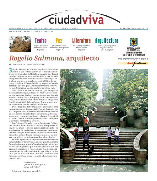 Rogelio Salmona, arquitecto - Ciudad Viva