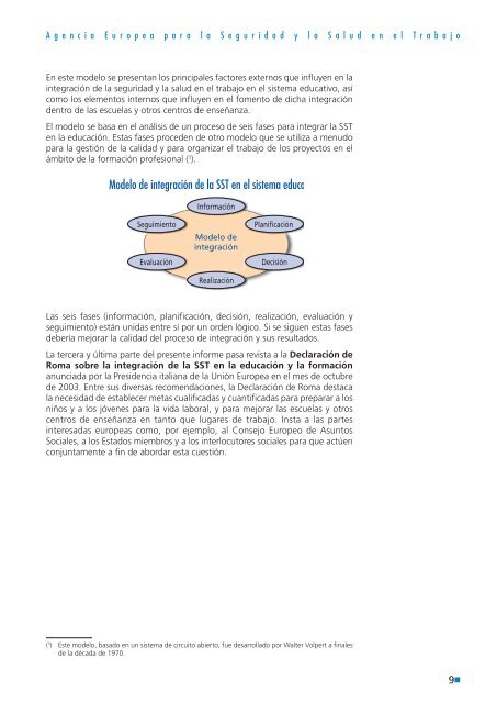 Informe - La integraciÃ³n de la seguridad y la salud en el trabajo en ...