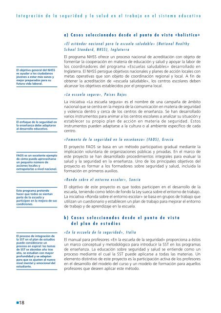 Informe - La integraciÃ³n de la seguridad y la salud en el trabajo en ...