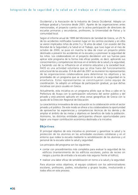 Informe - La integraciÃ³n de la seguridad y la salud en el trabajo en ...