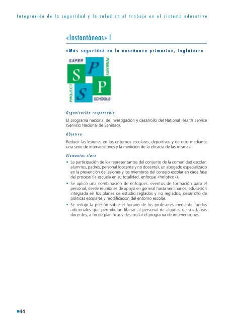 Informe - La integraciÃ³n de la seguridad y la salud en el trabajo en ...