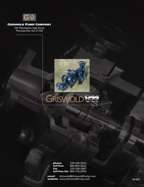 Griswold 811 low flow.pdf - Aquapump.co.za