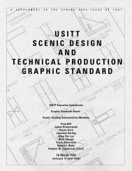 USITT Scene Design and Technical Production Graphic Standards