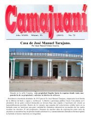 Revista CamajuanÃ­ - Camajuani.net