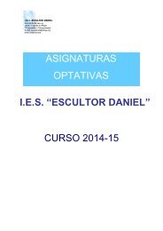 Optativas - I.E.S. Escultor Daniel