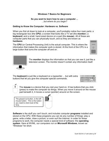 Computer Basics for Beginners