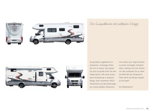 Reisemobile 2012 - Hobby Caravan