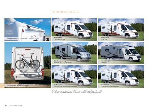 Reisemobile 2012 - Hobby Caravan