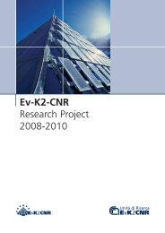 Ev-K2-CNR Research Project 2008-2010