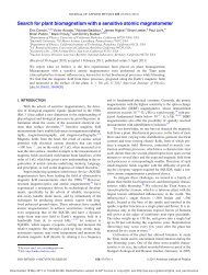 Search for plant biomagnetism with a sensitive atomic magnetometer