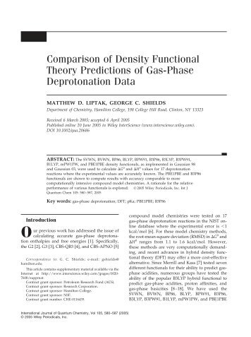 Comparison of density functional theory predictions ... - ResearchGate