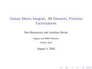 Unitary Matrix Integrals, JM Elements, Primitive Factorizations