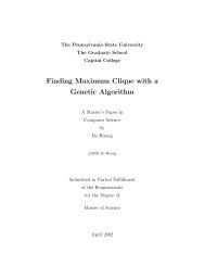 Finding Maximum Clique with a Genetic Algorithm