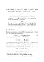 Generalizations of Cauchy's Determinant and Schur's Pfaffian