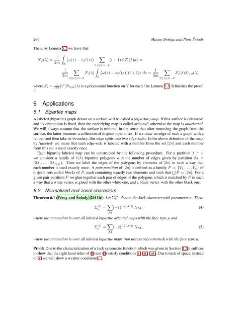 Polynomial functions on Young diagrams arising from bipartite graphs