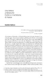 Una lettera a Nietzsche: Fortini e il nichilismo di massa