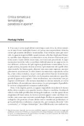 Critica tematica e tematologia: paradossi e aporie* - Allegoria