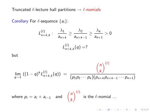 Euler's partition theorem and the combinatorics of -sequences