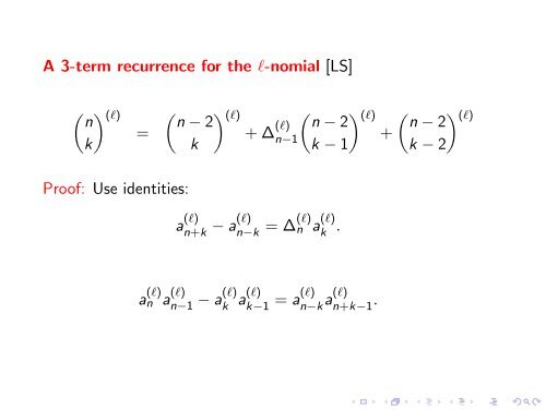 Euler's partition theorem and the combinatorics of -sequences