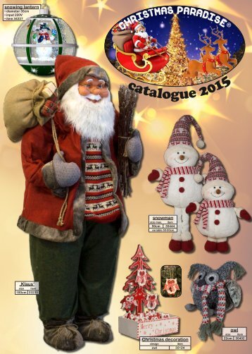 Weihnachtskatalog 2015 - Christmas catalog 2015 