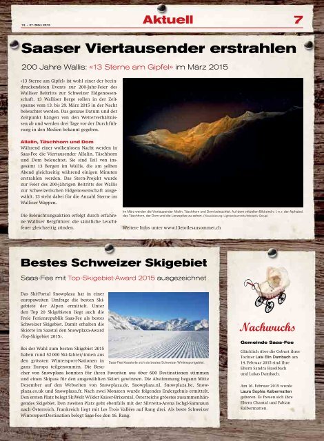 Allalin News Nr. 5/2015