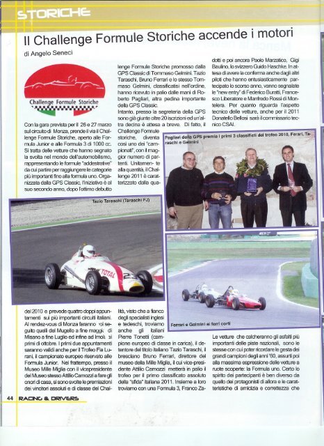 1\Challenge Formule Storiche accende imotori :