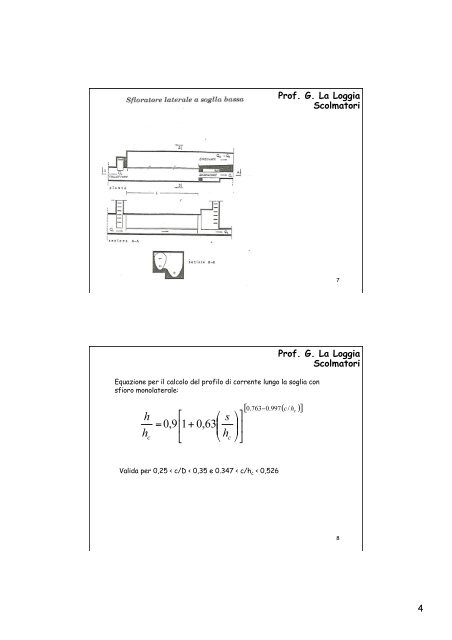 lezione 20a scolmatori.pdf - Dipartimento di Ingegneria Idraulica ed ...