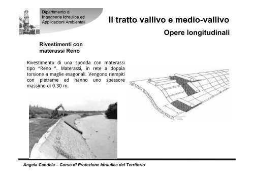 PARTE IV La difesa idraulica del tratto vallivo - Dipartimento di ...