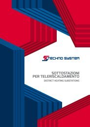 SOTTOSTAZIONI PER TELERISCALDAMENTO - Techno System