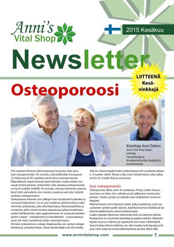 Newsletter (Finnish)