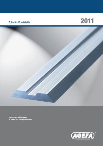 Katalog Zubehoer und Ersatzteile zum Download - AGEFA GmbH