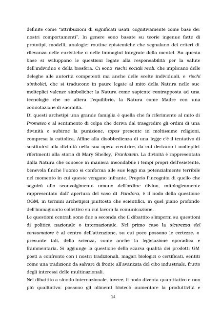 Campi di battaglia: il dibattito sugli OGM - Filosofia ambientale