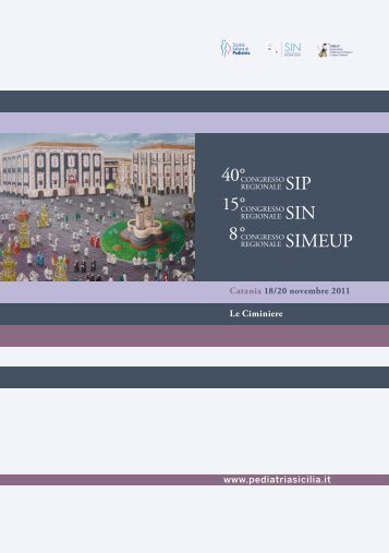 40Â° Congresso Regionale SIP, 15Â° Congresso Regionale SIN, 8 ...