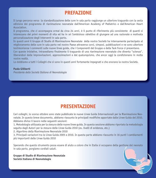 2. algoritmo della rianimazione neonatale 2010 - SocietÃ  Italiana di ...