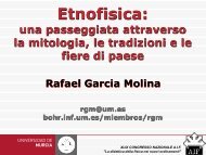 Etnofisica - Dipartimento di Fisica