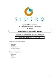 Lien vers document pdf - SIDERO