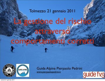 La gestione del rischio attraverso comportamenti corretti