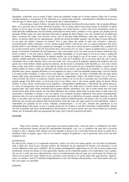 Platone, Fedone PDF - Ousia.it