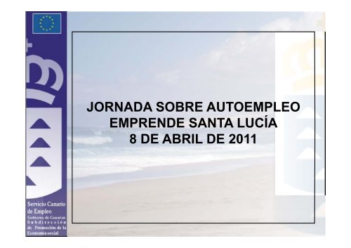 Medidas de apoyo al Autoempleo. Servicio Canario de Empleo ...