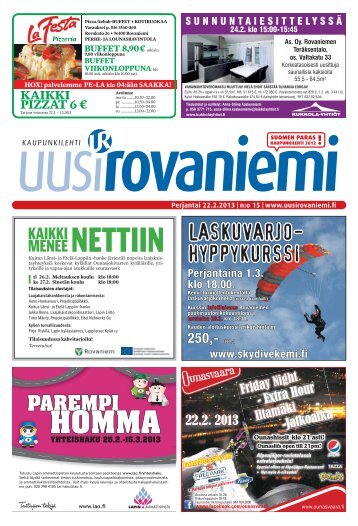 Perjantai 22.2.2013 - Etusivu