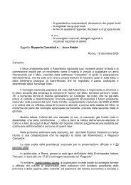 La lettera del presidente - Movimento Ecclesiale di Impegno Culturale