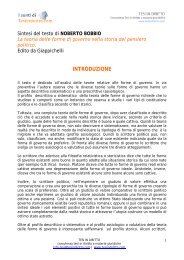 La teoria delle forme di governo nella storia del ... - Tesi in diritto