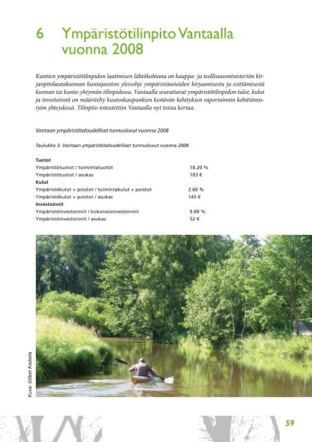 Vantaan kestävän kehityksen raportti 2008 - Vantaan kaupunki