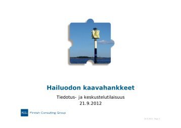 Esiteltyä materiaalia - Hailuoto