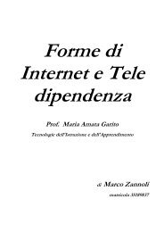 Forme di Internet e Tele dipendenza - Garito.it