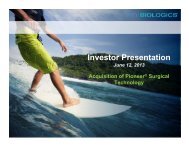 Investor Presentation - RTI