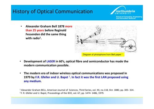 Introduction to Optical Wireless communicaitons - Northumbria ...