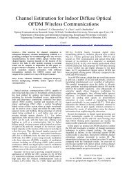 Channel Estimation for Indoor Diffuse Optical OFDM Wireless ...