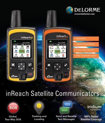 inReach Satellite Communicators